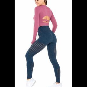 Workout Leggings for Women High Waisted Seamless Leggings Tummy & Squat Proof L